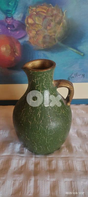 Antique-inspired design vase from clay 1