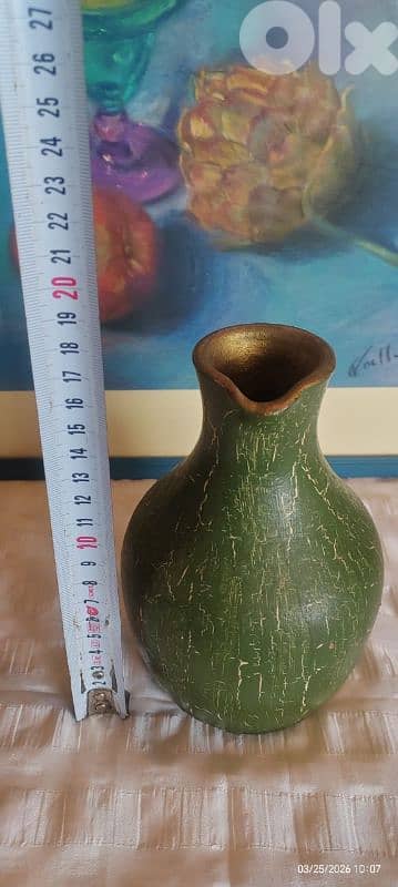 Antique-inspired design vase from clay 2