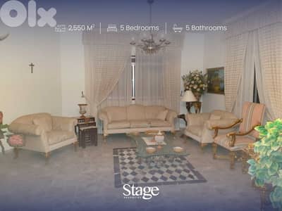 Luxury Villa for Sale in Amsheet | Spacious Living with Garden & Pool