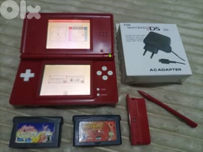 Nintendo DS lite limited edition red