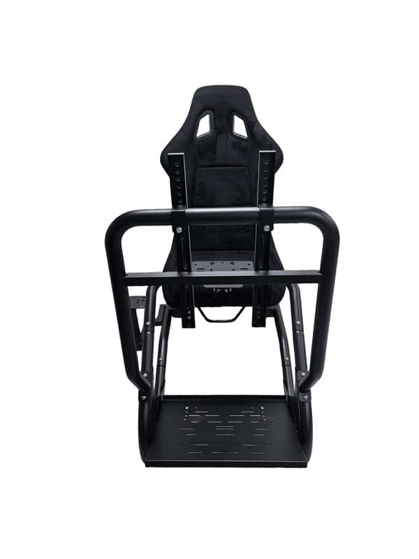 Deadskull alcantara racing seat + TV/Monitor mount & shifter stand 2