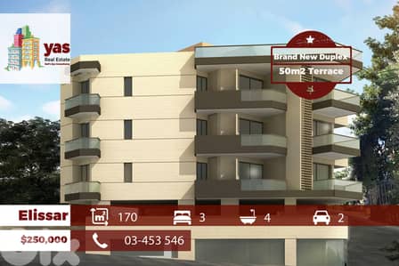Elissar 170m2 | 50m2 Terrace | Brand New | Classy Area | Quiet | PM