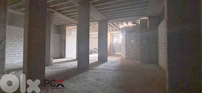 Warehouse for Rent in Mansourieh | High ceiling | Truck Entrance
