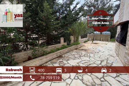 Rabweh 400m2 | Terrace | Calm Area | Well Maintained | PAN