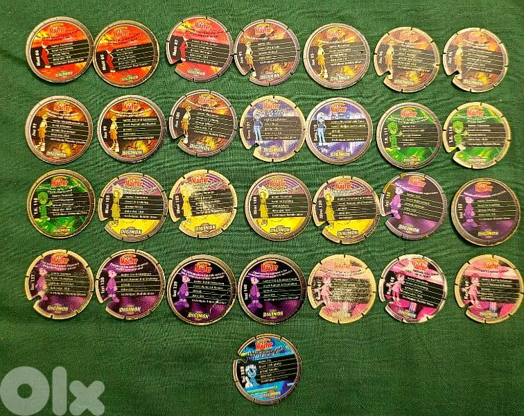 Digimon Master pogs 3