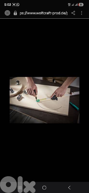 wolfcraft Conversion Set for internal measurements ,Double Rule 4-pcs 4