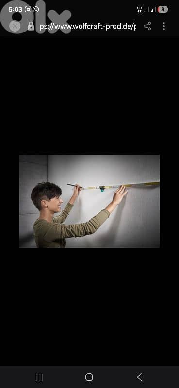 wolfcraft Conversion Set for internal measurements ,Double Rule 4-pcs 5