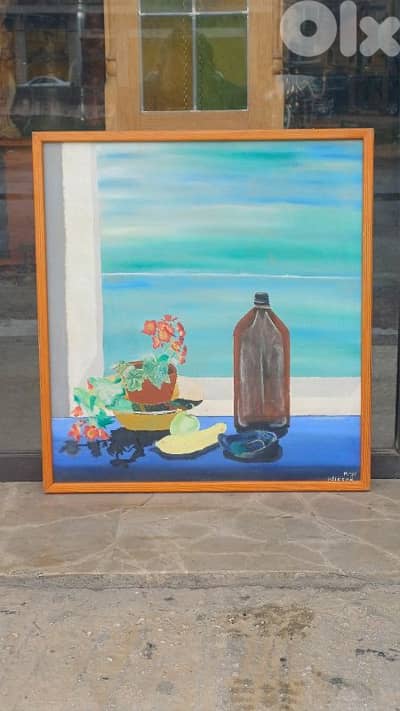 لوحة رسم زيتي اوروبية