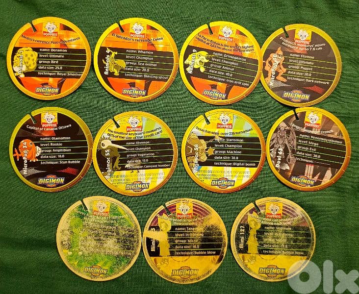 Digimon Poppins big pogs 1