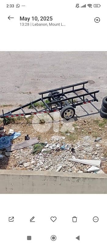 trailer for boat house ATV . . . 2