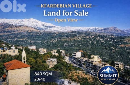 Land for Sale in Kfardebian – Open View