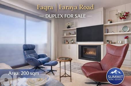 Luxury 3BR Duplex For Sale | 200 sqm | Faqra