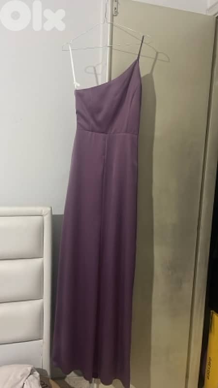 satin pink wedding guest dress 2