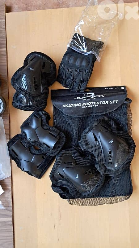 Skate Roller with protection set 3