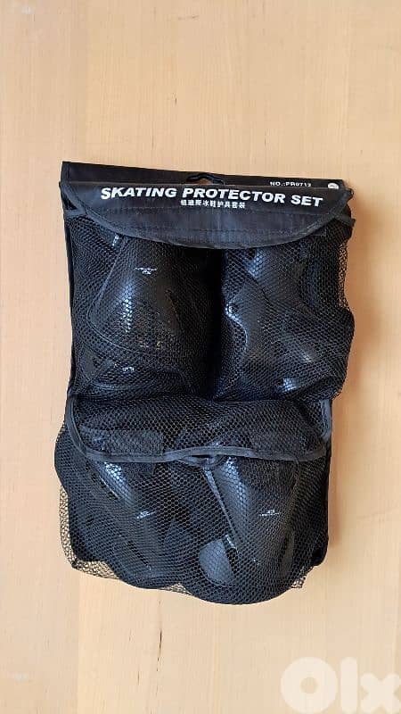 Skate Roller with protection set 4