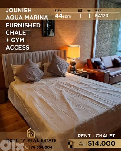 Chalet for rent in Aqua Marina EA170 شاليه  للإيجار في أكوا مارينا