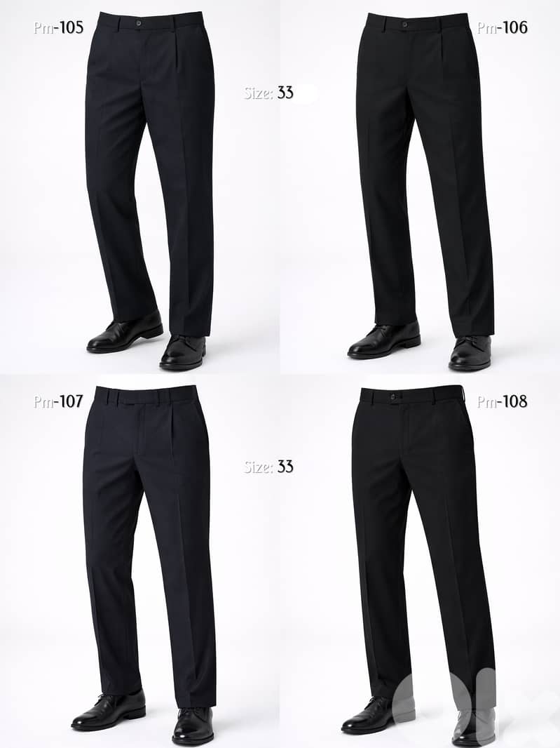 BIG Collection of European Men's Fabric PANTs 2