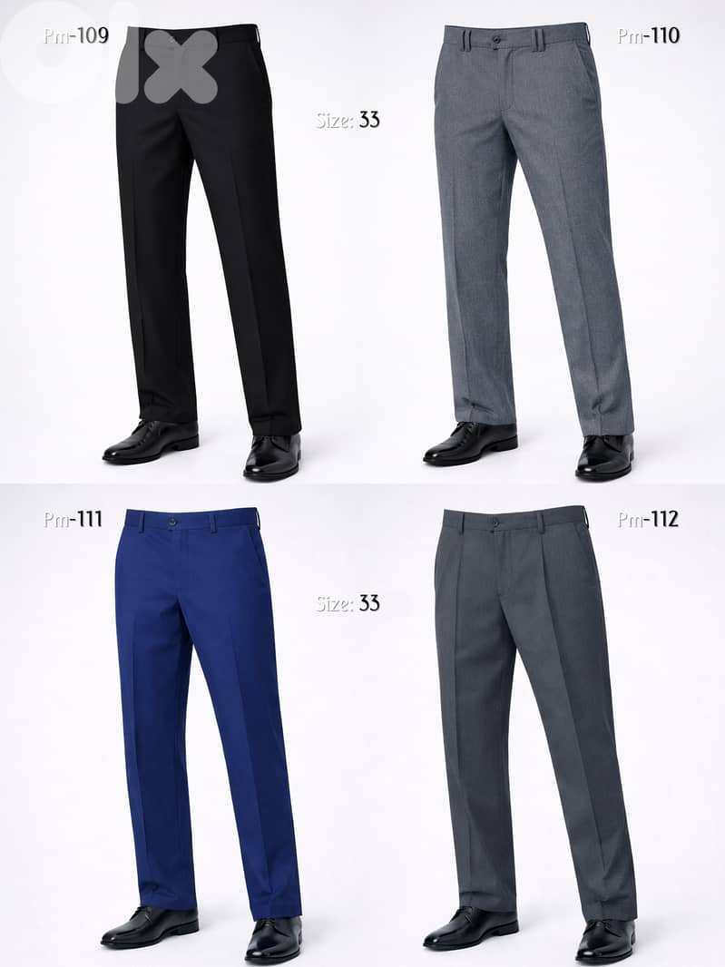 BIG Collection of European Men's Fabric PANTs 3