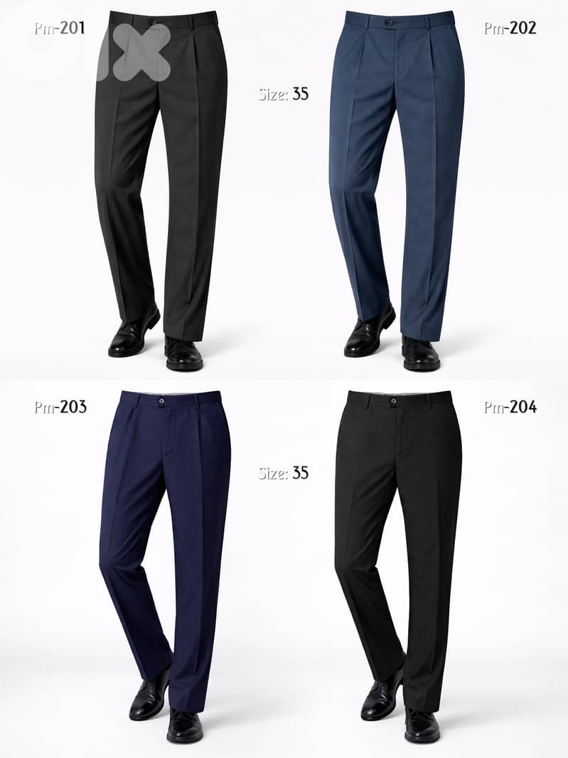 BIG Collection of European Men's Fabric PANTs 7