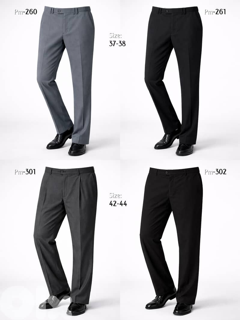 BIG Collection of European Men's Fabric PANTs 13