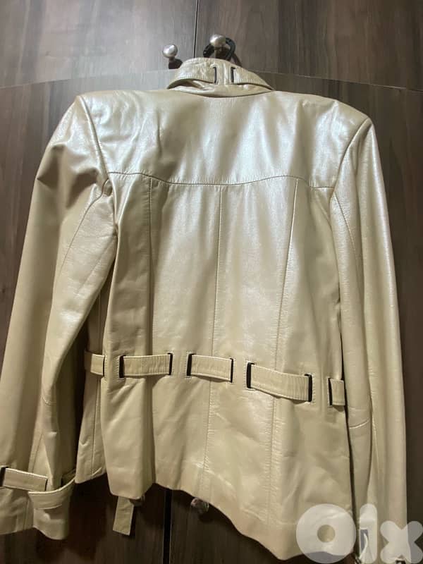 gold leather jacket 1