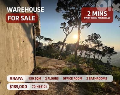 Warehouse in Araya| 450m2|For Sale