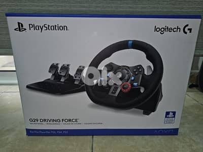 LOGITECH G29 STEERING WHEEL NEW OPEN BOX WITH BOX