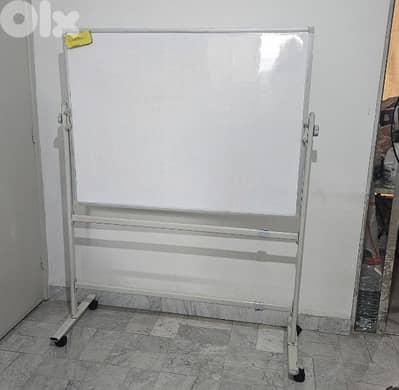 Wheeled Stand Whiteboard Magnetic