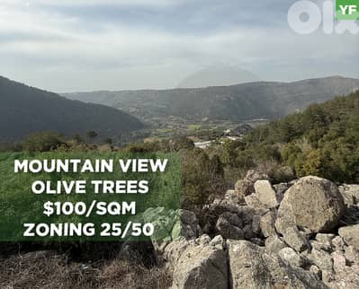 Prime Land for Sale in Bisri, Jezzine District/بسري ,جزين REF#YF134310