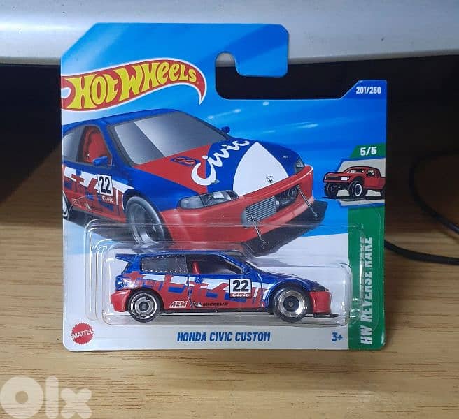 Hot Wheels Honda diecast model 1;64 6