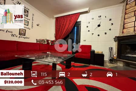 Ballouneh 115m2 | Mint Condition | Mountain View | Catch | EL