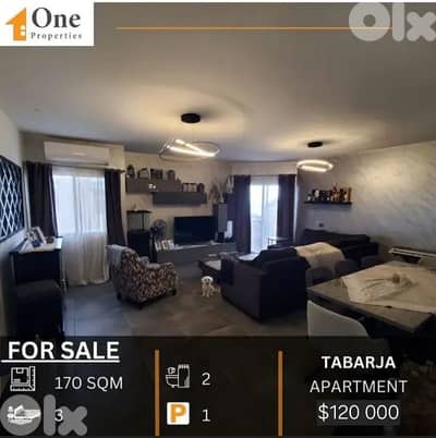 APARTMENT FOR SALE IN TABARJA