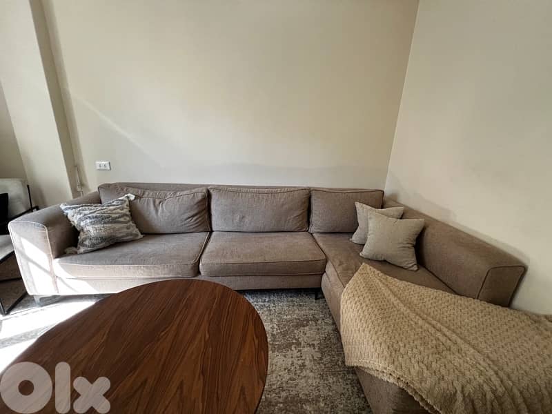 waterproof ١ corner and 1 sofa 1