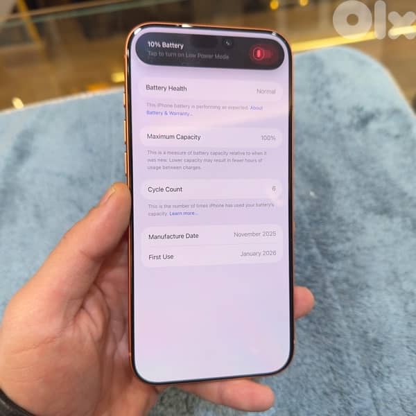 USED IPHONE 17 PRO MAX 256 GB ESIM 1