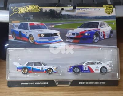 Hot Wheels BMW (2 car set) diecast car model 1;64.
