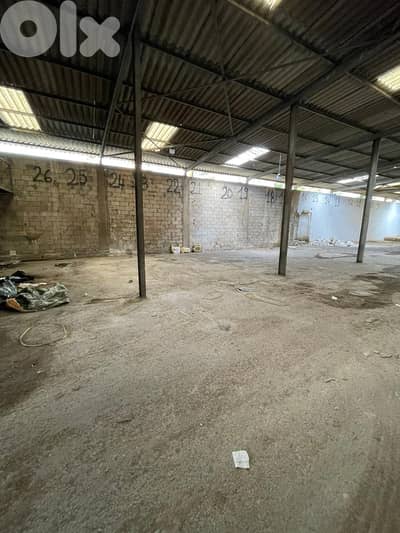 Warehouse For Rent in Zalka - مستودع للاجار في الزلقا