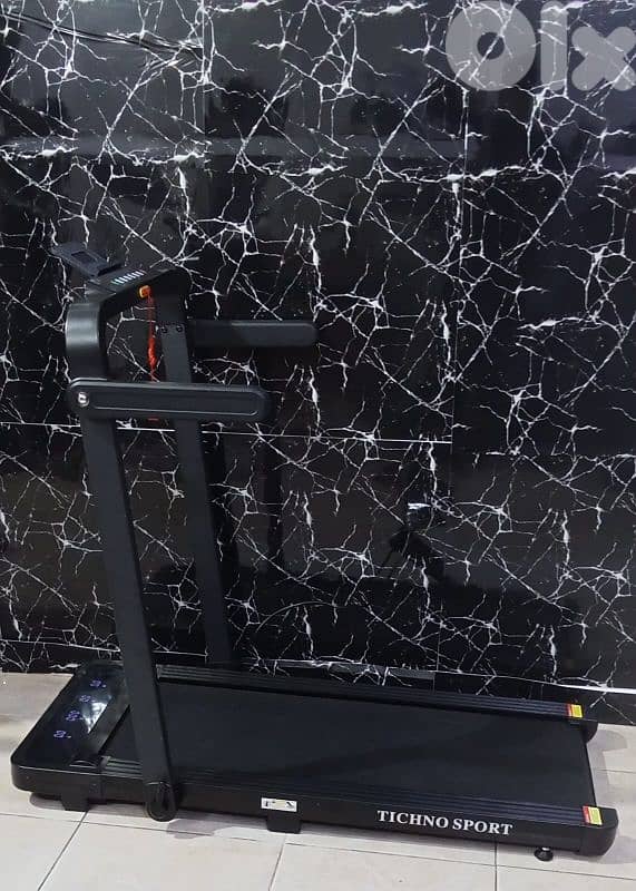 foldable under bed treadmill model tichno sport used one time 1