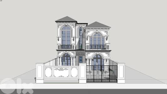 VILLA CORE AND SHELL FOR SALE IN BROUMANA, (BR-357)