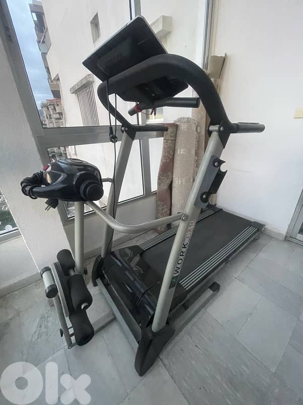 treadmill multifunctional with waist plate 1