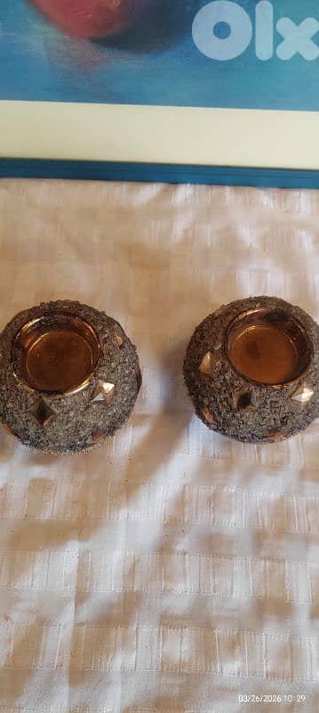 Beautiful pair of tea light 1