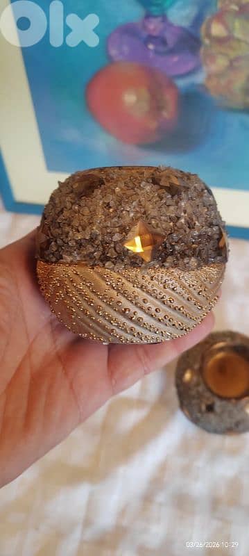 Beautiful pair of tea light 2