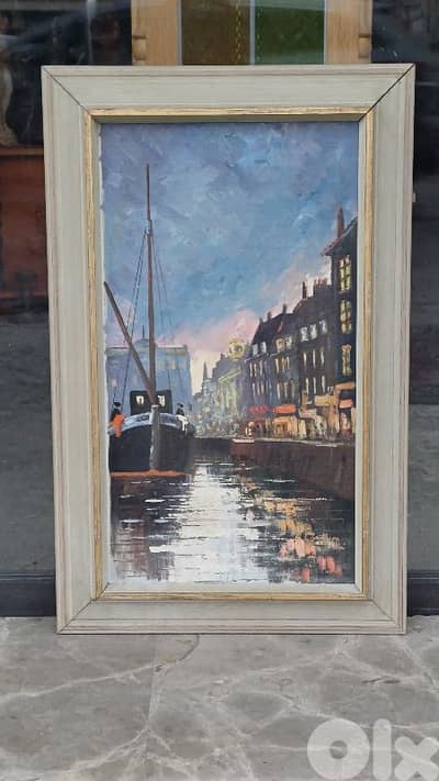 لوحة رسم زيتي اوروبية