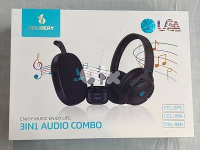 CELIBERY 3-in-1 Audio Combo  Enjoy Music, Enjoy