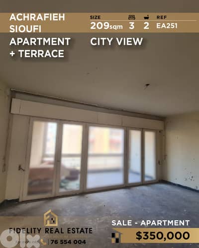 Apartment for sale in Achrafieh EA251 شقة  للبيع في الأشرفية