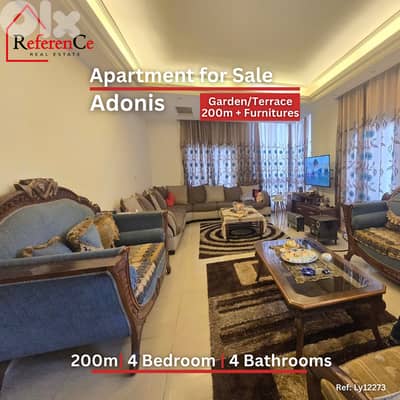Furnished | Garden |Terrace Adonis مفروش | حديقة | تراس أدونيس