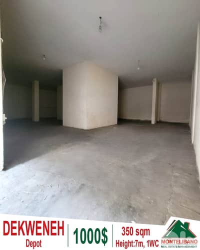 350 sqm Depot For Rent in Dekweneh دكوانة