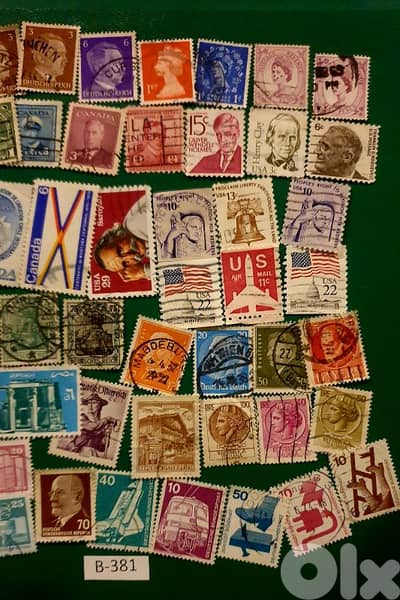 World old 50 stamps since 1920's Lot# B-381