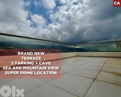 terrace, mountain view, 2 parking,3 balconies, Fatqa/فتقا REF#CA134402