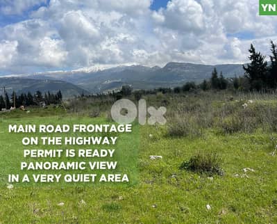 main road frontage,panoramic view,bshennine,zgharta/بشنين REF#YN134406