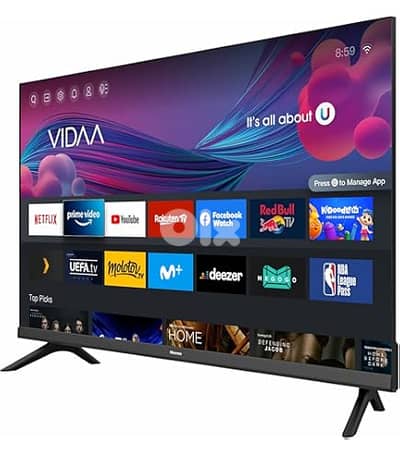 hisense 43a61h 43" 4k smart tv dolby audio dolby vision DTS